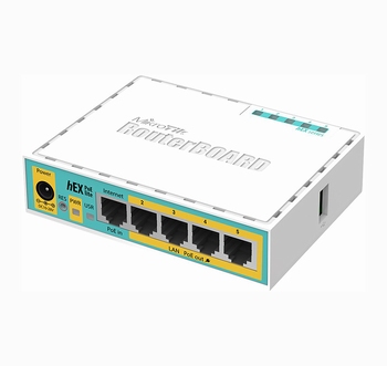 RB750UPr2 MikroTik RouterBOARD, hEX PoE Lite RB750UPr2 MikroTik RouterBOARD, hEX PoE Lite