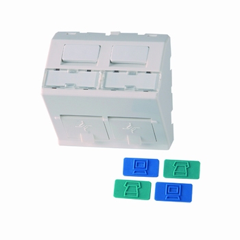 100021424 Kući&scaron;te za AMJ/UMJ module 2-port